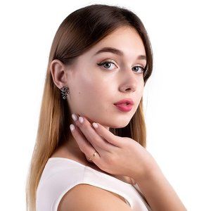 CA & LOU BLACK CLASSIC EARRINGS | WOMENS